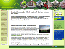 Tablet Screenshot of diesprachpension.de